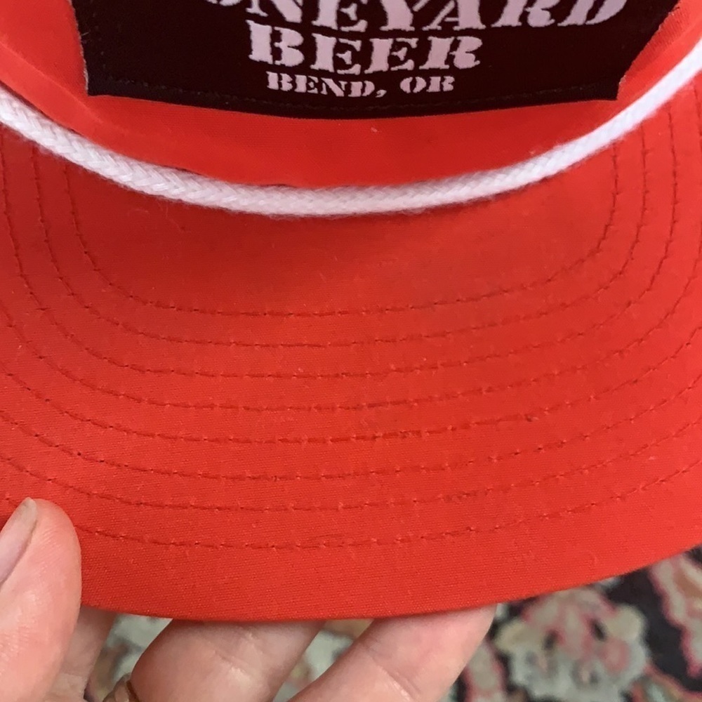 Boneyard Beer Men’s Bend Oregon Red Snap Back Hat Brews Trucker Hat OS - Picture 3 of 6